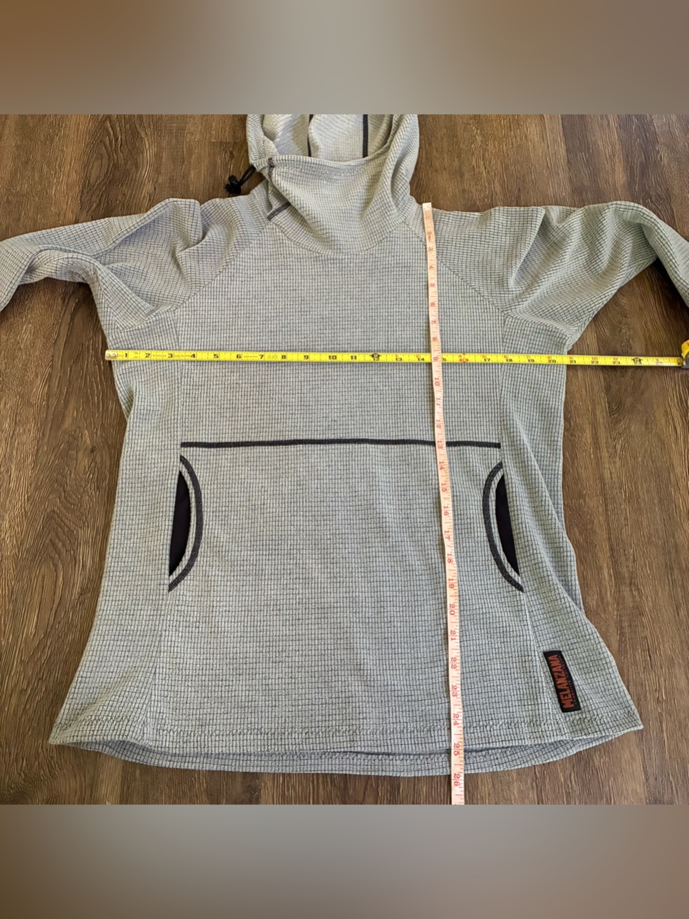 Melanzana Women's Microgrid Hoody Gray - Picture 5 of 6